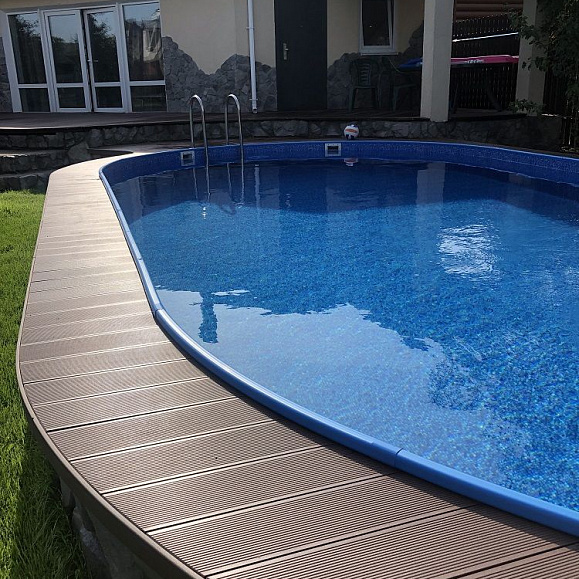 Террасная доска Экодэк Брайт Вельвет Шале, цвет Шоколад фото 3