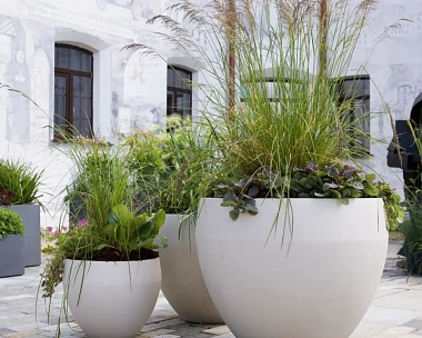 Кашпо Concretika Flora 90х35хН70 Dune