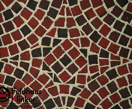 Тротуарная клинкерная мозаика Feldhaus Klinker Klinker M403DF 240*118*52мм