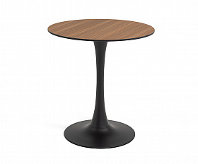 Тюльпан стол из HPL круглый Ø70см, цвет дуб