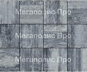 Тротуарные плиты Выбор Квадрат Б.1.К.6 300х300х60 мм Листопад Антрацит