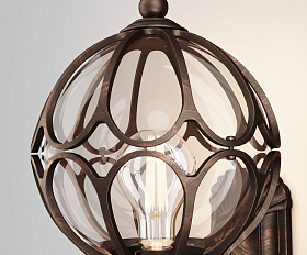 Настенный светильник (бра) Via Maytoni O024WL-01G цвет Золото Антик