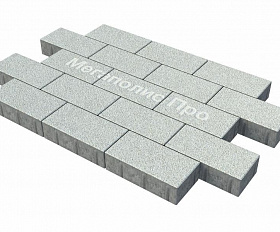 Тротуарная плитка Фабрика Готика Картано 300х150х60 мм Голд Кристалл