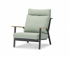 Комплект лаунж мебели Malmo Brafritid с 3-х местным диваном,антрацит/зелёный, алюминий