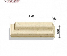 Карниз 720-X3 – 724-X3, +1-20, светло-песочный