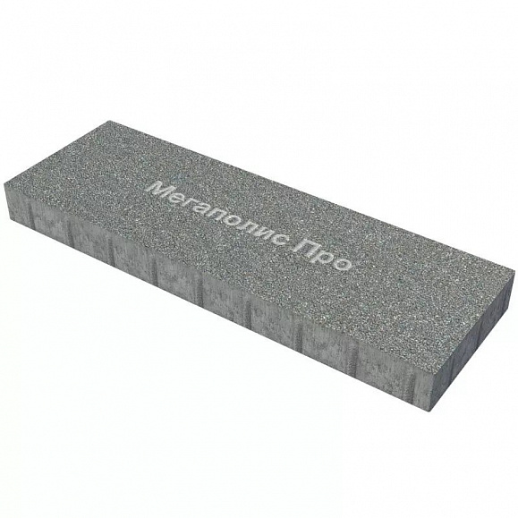 Пошаговая плита для дорожек 900х300х80 мм Серая с гранитной крошкой фото 1