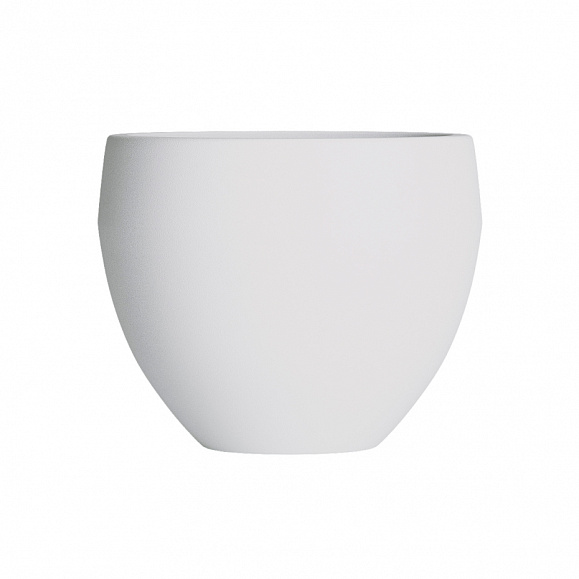 Кашпо Concretika Гира D50H43 Снежный фото 2