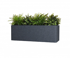 Кашпо Concretika Balconera 110x42x36 Basalt