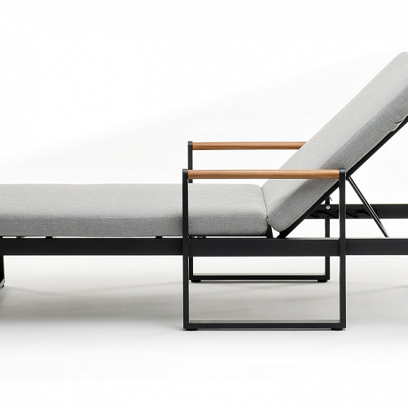 Шезлонг из алюминия MAYA темный графит Joygarden фото 4