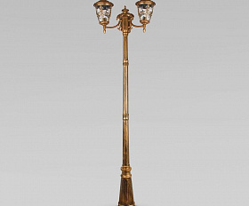 Уличный светильник Elektrostandard Diadema F/3 IP44 GLYF-8046F/3 черное золото