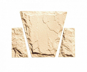 Замковый камень №4, цвет Бежевый