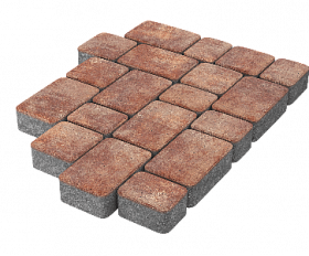 Тротуарная плитка Stellard Старый город 40 мм Санрайз