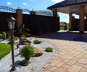 Тротуарная плитка Artstein Инсбрук Тироль 60 мм Color Mix Бромо