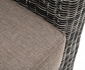 Кресло Боно 4SIS из искусственного ротанга, цвет графит