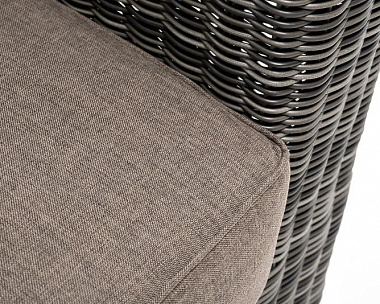 Кресло Боно 4SIS из искусственного ротанга, цвет графит