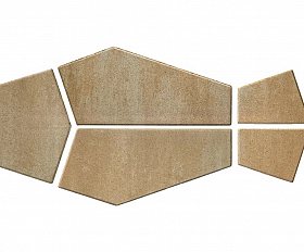 Тротуарная плитка Braer Витраж 80 мм ColorMix цвет Плато