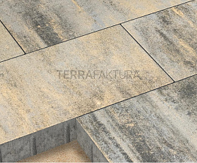 Тротуарная плитка Terrafaktura Урбан 600x300x80 мм Теплый сланец