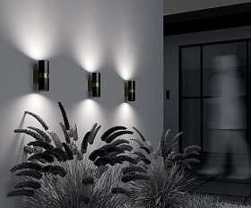 Настенный светильник (бра) Bowery Maytoni O582WL-02B цвет Черный