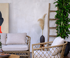 Диванная группа из искусственного ротанга CHARLOTTE Joygarden