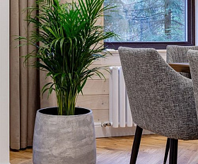 Кашпо Concretika Upon D45 H35 Concrete Grey Light