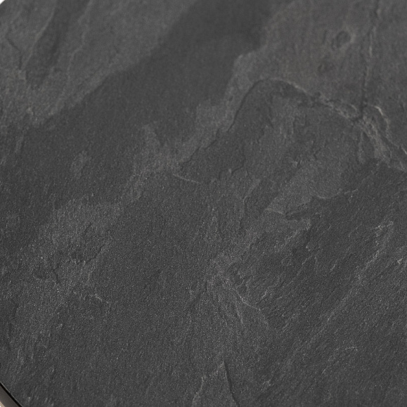 Сантьяго журнальный стол из HPL круглый Ø40 H55, каркас из стали золотой, цвет столешницы серый гранит фото 3