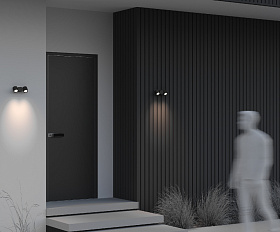 Настенный светильник (бра) Wall Street Maytoni O010WL-02B цвет Черный