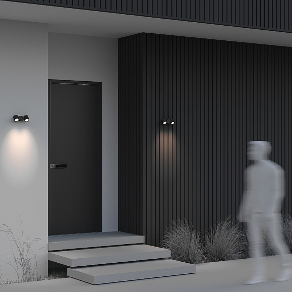 Настенный светильник (бра) Wall Street Maytoni O010WL-02B цвет Черный фото 6