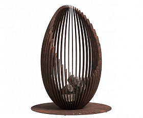 Костровая чаша Vitgarden LOCUS AIR corten из стали 120x80x80 см