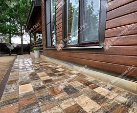 Тротуарная плитка 342 Механический завод Новый Город ColorMix 60мм Карелия