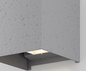 Архитектурная подсветка Fulton 3000К 20Вт IP 54 Maytoni O572WL-L20GR3K цвет Серый