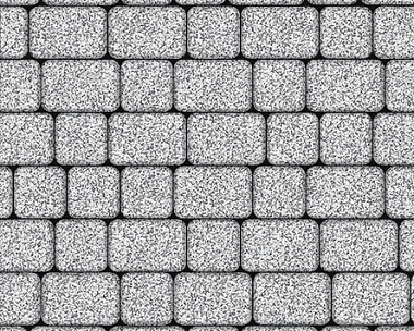 Тротуарная плитка Выбор Классико Стоунмикс А.1.КО.4 40 мм Черно-белый
