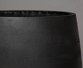 Кашпо Concretika Crater D60 H50 Charcoal