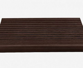 Ступень Экодэк Брайт 3D 4000 или 3000x320x23 мм, цвет Шоколад