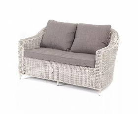 Диван двухместный Кон Панна 4SIS из искусственного ротанга, цвет бежевый
