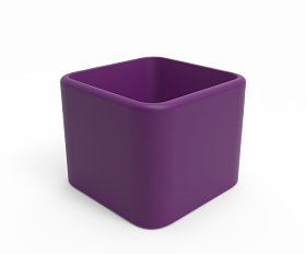 Кашпо Berkano Cubo 60 Deep Violet