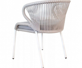 Плетеный стул Милан 4SIS из роупа (веревки), цвет бежевый