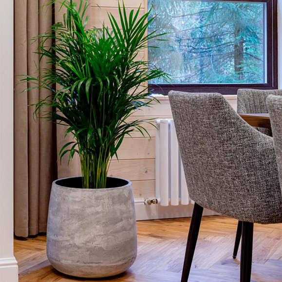 Кашпо Concretika Боул D52 H29 Конкрит грей лайт фото 4