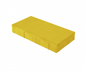Тротуарная плитка Нобетек Прямоугольник 4П6ф 400x200x60 Желтая