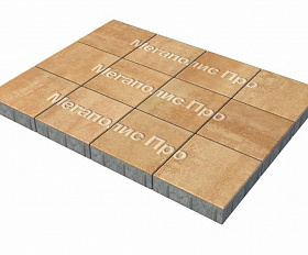 Тротуарные плиты Выбор Квадрум В.1.К.10 300х300х100 мм Листопад Сахара