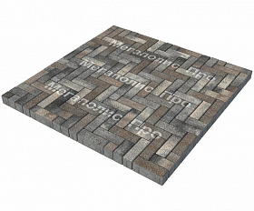 Тротуарная плитка Выбор Паркет Б.4.П.6 Листопад Гранит Старый замок