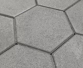 Тротуарная плитка Выбор Соты - Б.3.Ш.6 60 мм Стандарт Серый