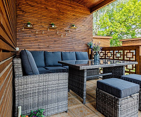 Комплект мебели Zorro Royal Family из искусственного ротанга, цвет серый