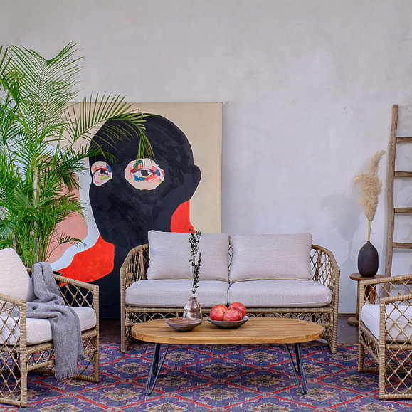 Диванная группа из искусственного ротанга CHARLOTTE Joygarden фото 1