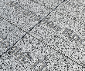 Тротуарная плитка Выбор Прямоугольник Б.5.П.8 600х300х80 мм Стоунмикс Белый с черным