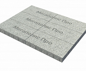 Тротуарная плита Фабрика Готика 600х300х60 мм Голд 3