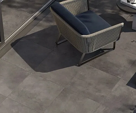 Керамогранит Italon Миллениум Блэк Структурированный 60x60 см