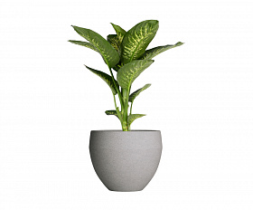 Кашпо Concretika Giro D50х43 Cool grey