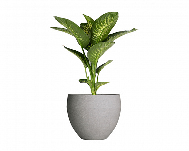 Кашпо Concretika Giro D50х43 Cool grey