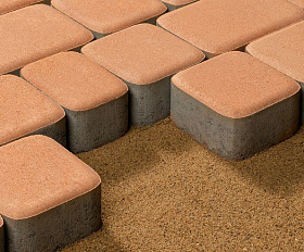 Тротуарная плитка 342 механический завод Классика 60 мм Оранжевый