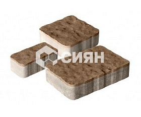 Тротуарная плитка Сиян Старый город П23-6 60 мм Дикий камень